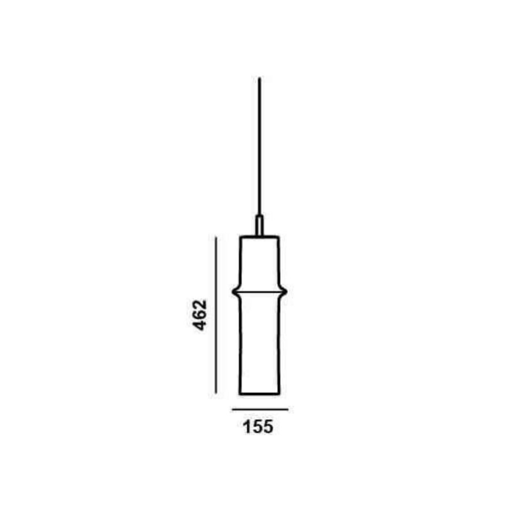 Bamboo Forest M Up PC1328 Suspension Lamp