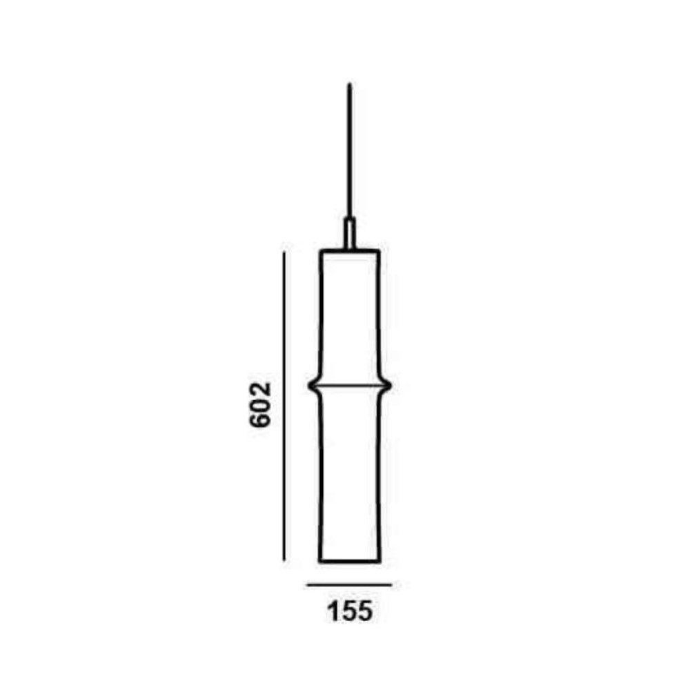 Bamboo Forest L Up PC1330 Suspension Lamp