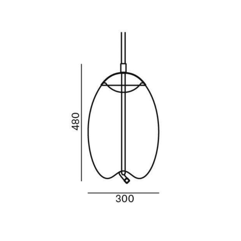 Knot Uovo PC1018 Suspension Lamp