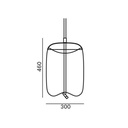 Knot Cilindro PC1019 Suspension Lamp