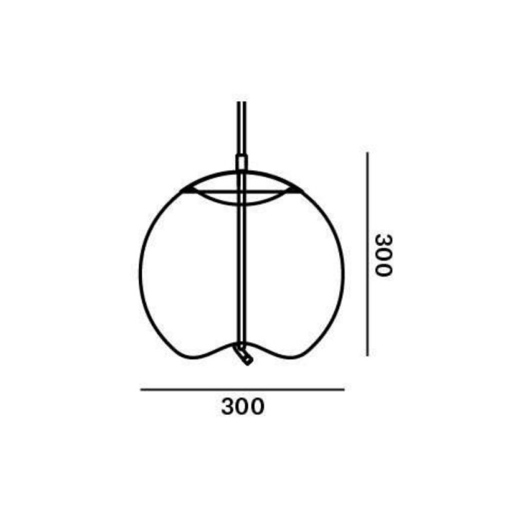 Knot Small Sfera PC1035 Suspension Lamp