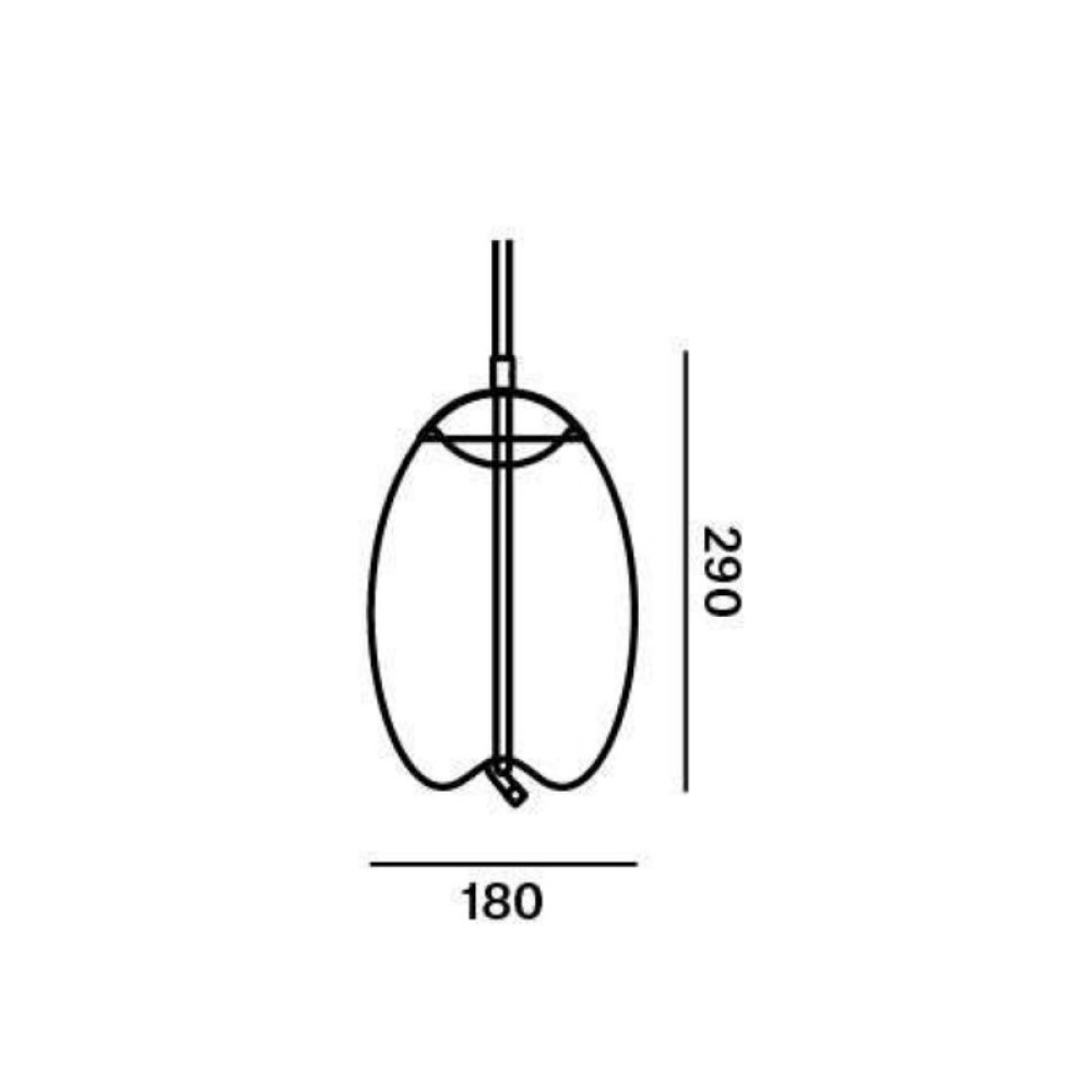 Knot Small Uovo PC1036 Suspension Lamp
