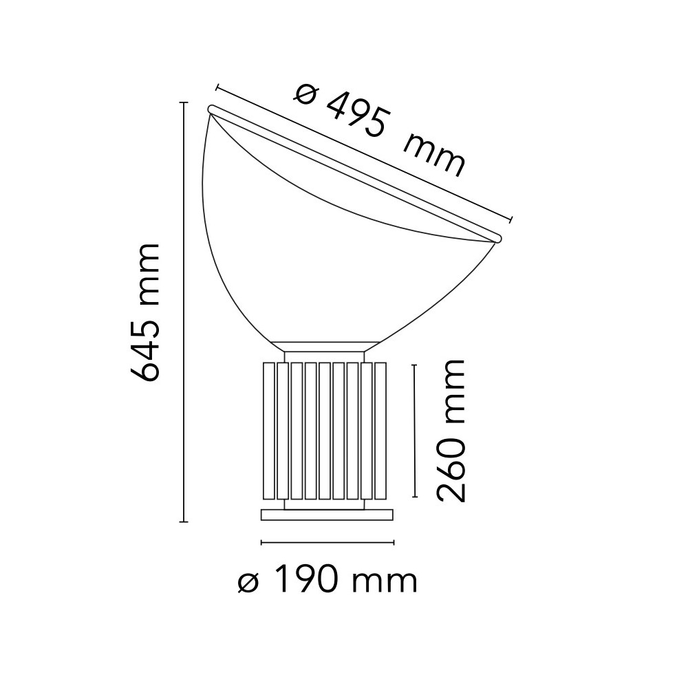 Taccia (PMMA) Table Lamp