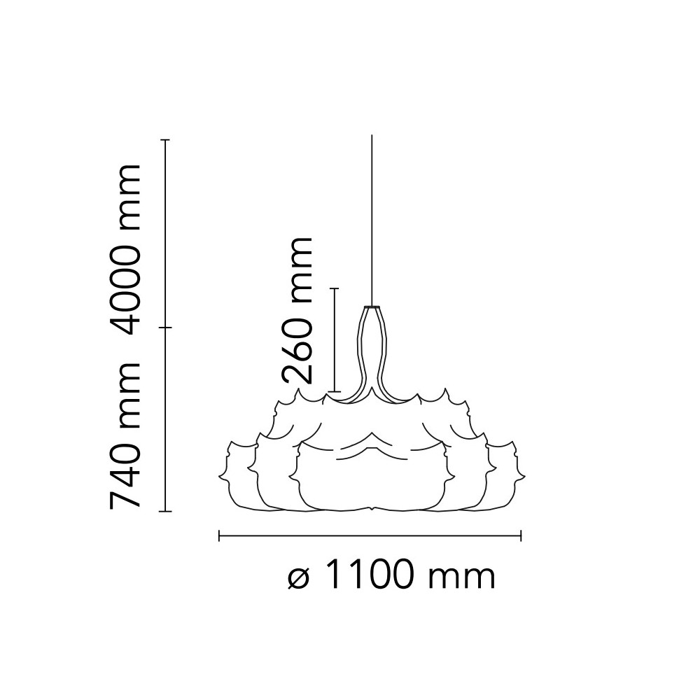 Zeppelin 1 Suspension Lamp