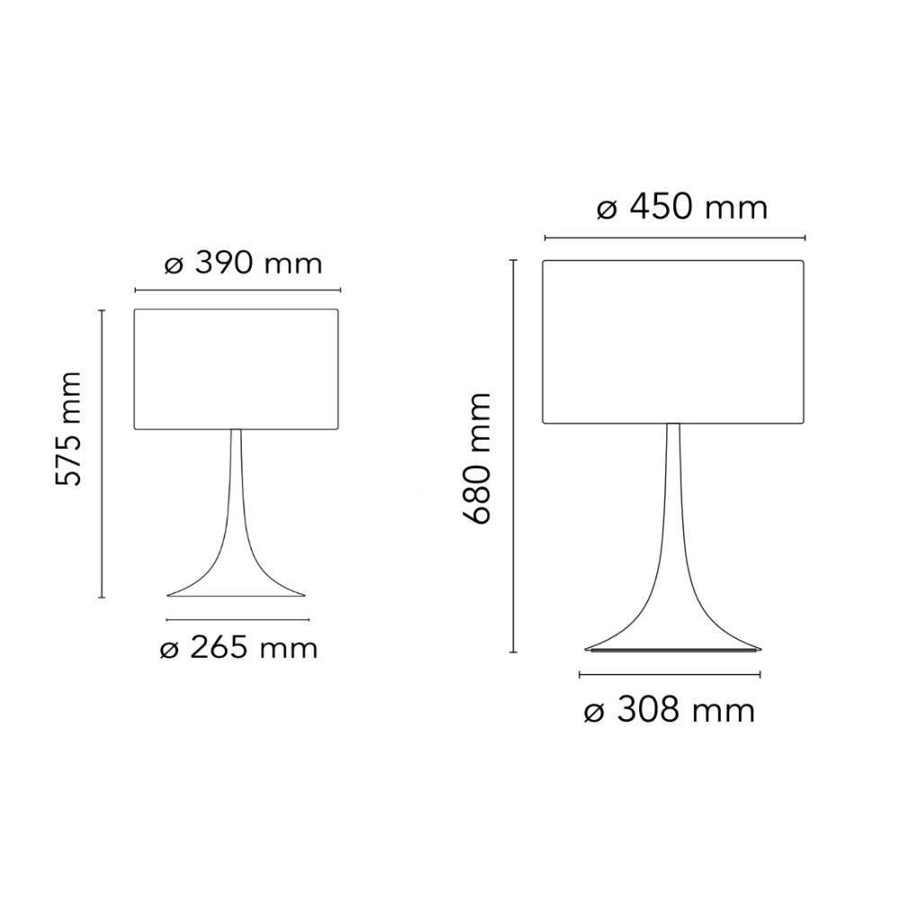 Spun Light Table Lamp