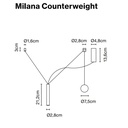 Milana Counterweight Suspension Lamp