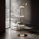 Noctambule 3 High Cylinders &amp; Bowl Floor Lamp