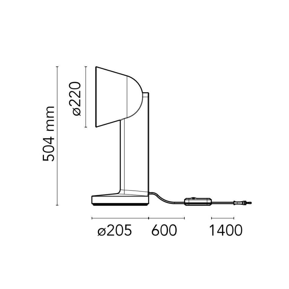 Céramique Side Table Lamp