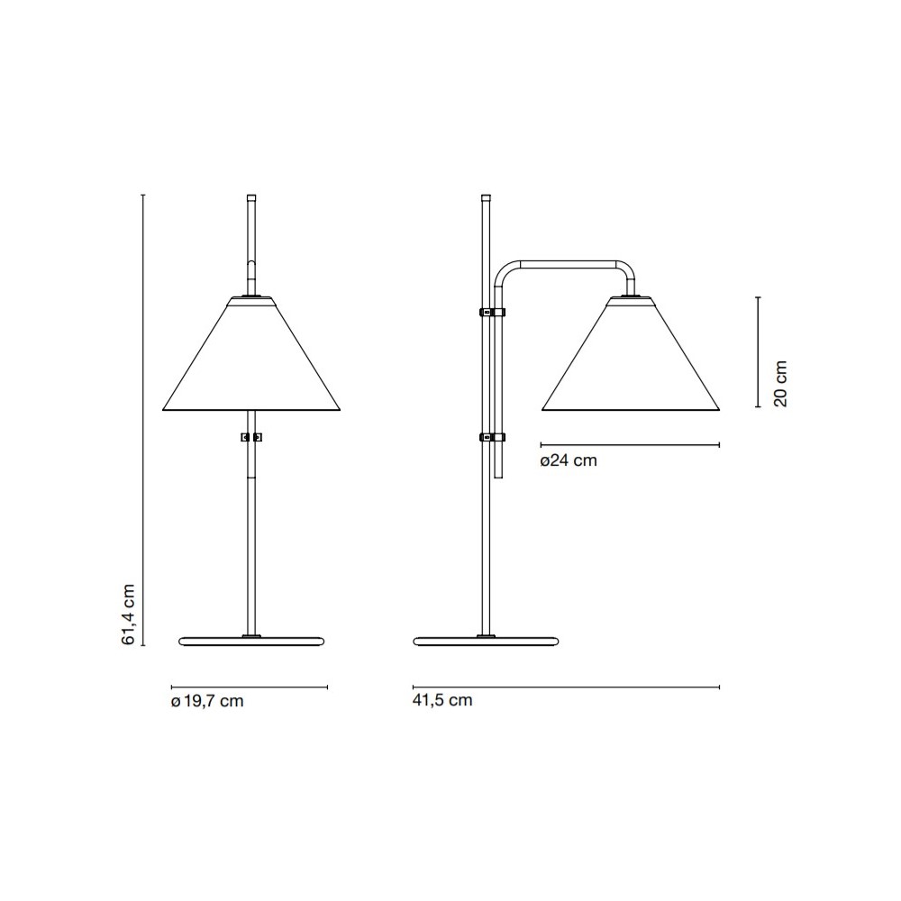 Funiculí S Fabric Table Lamp