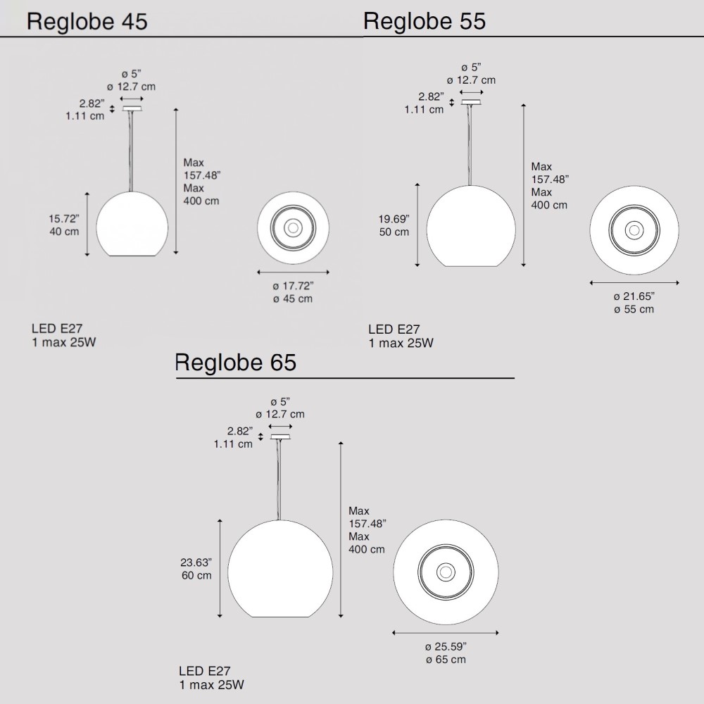 Reglobe Suspension Lamp