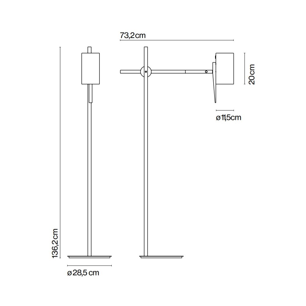 Scantling P73 Floor Lamp