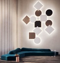 Puzzle Mega Round Wall and Ceiling Light