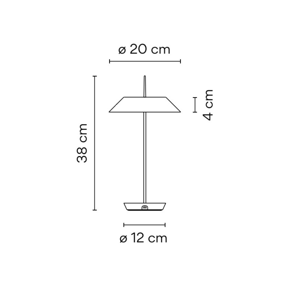 Mayfair Mini 5495 Portable Table Lamp