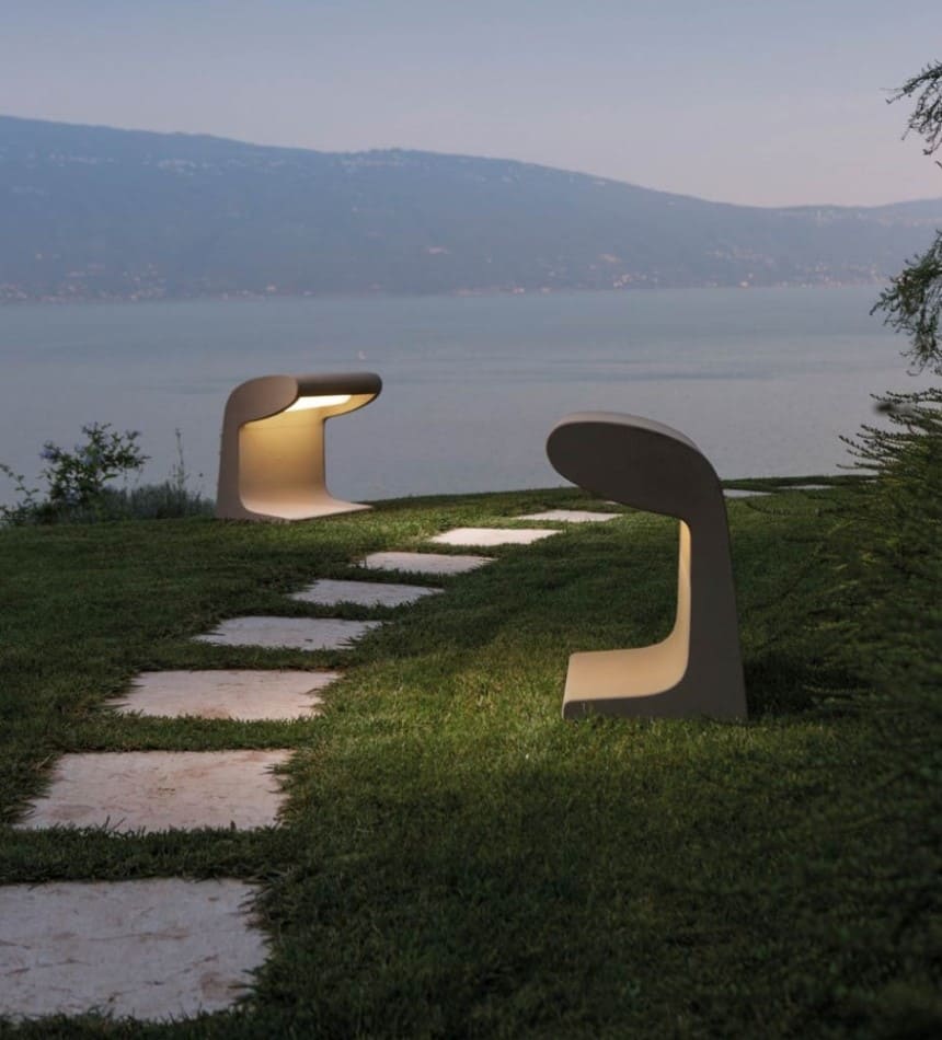 Borne Béton Grande Outdoor Floor Light