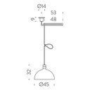 AS41Z Suspension Lamp