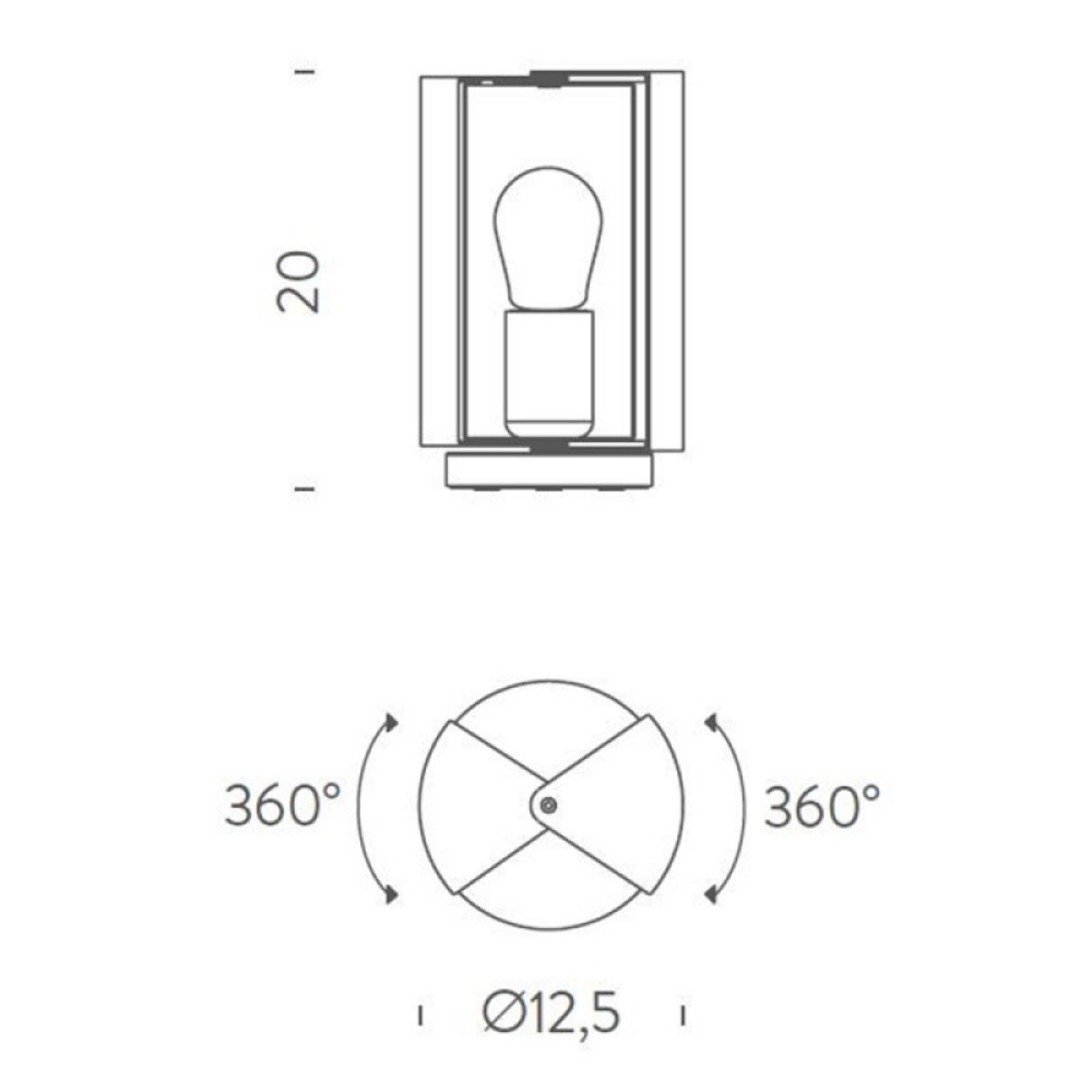 Pivotante à Poser Table Lamp