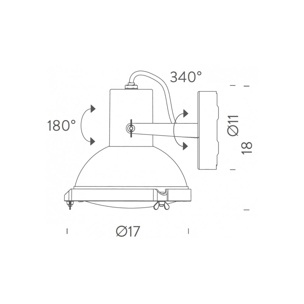 Projecteur Wall and Ceiling Light