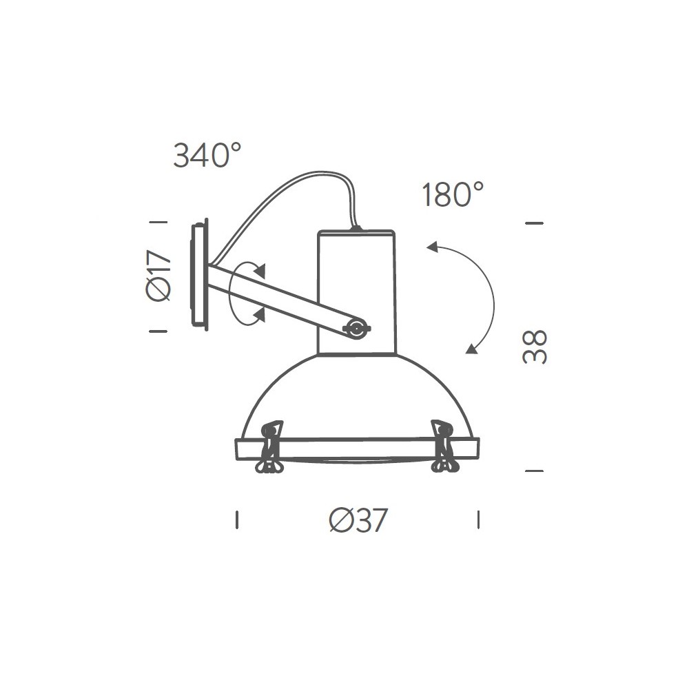 Projecteur 365 Wall and Ceiling Light