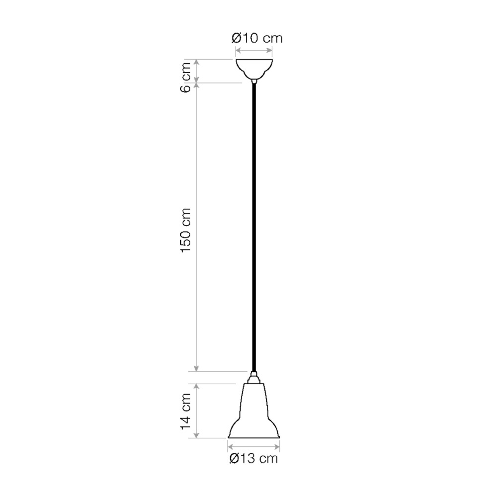 Original 1227 Mini Ceramic Suspension Lamp