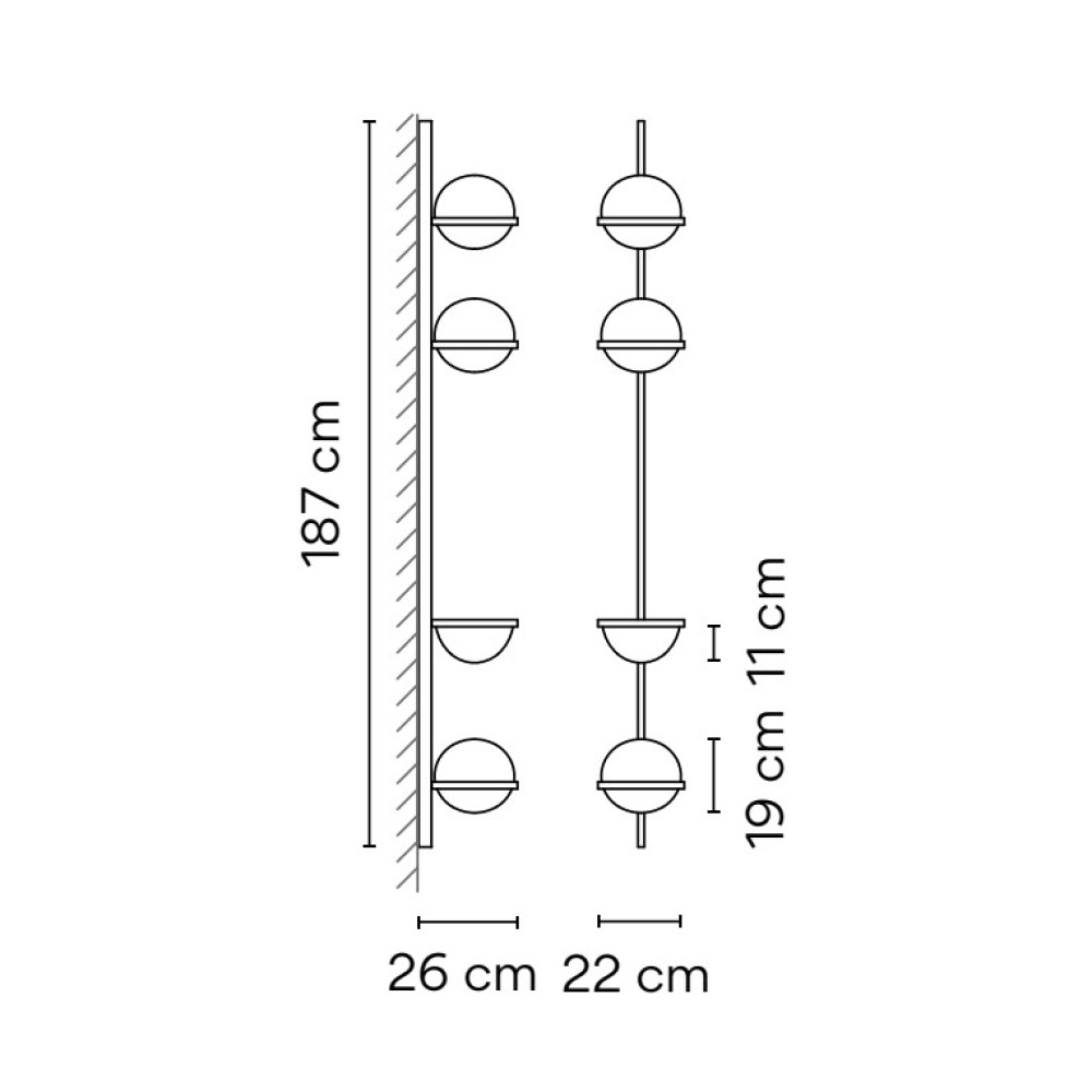 Palma 3718 Wall Light