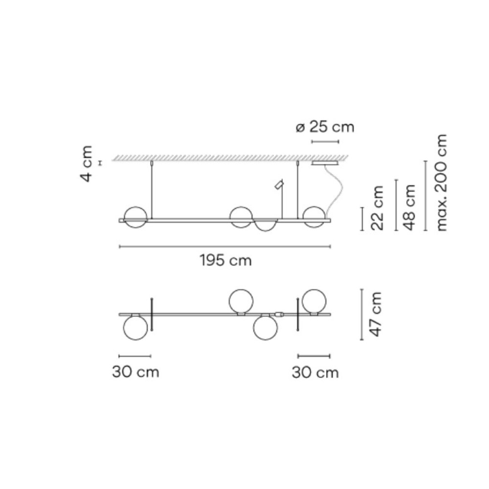 Palma 3736 Suspension Lamp