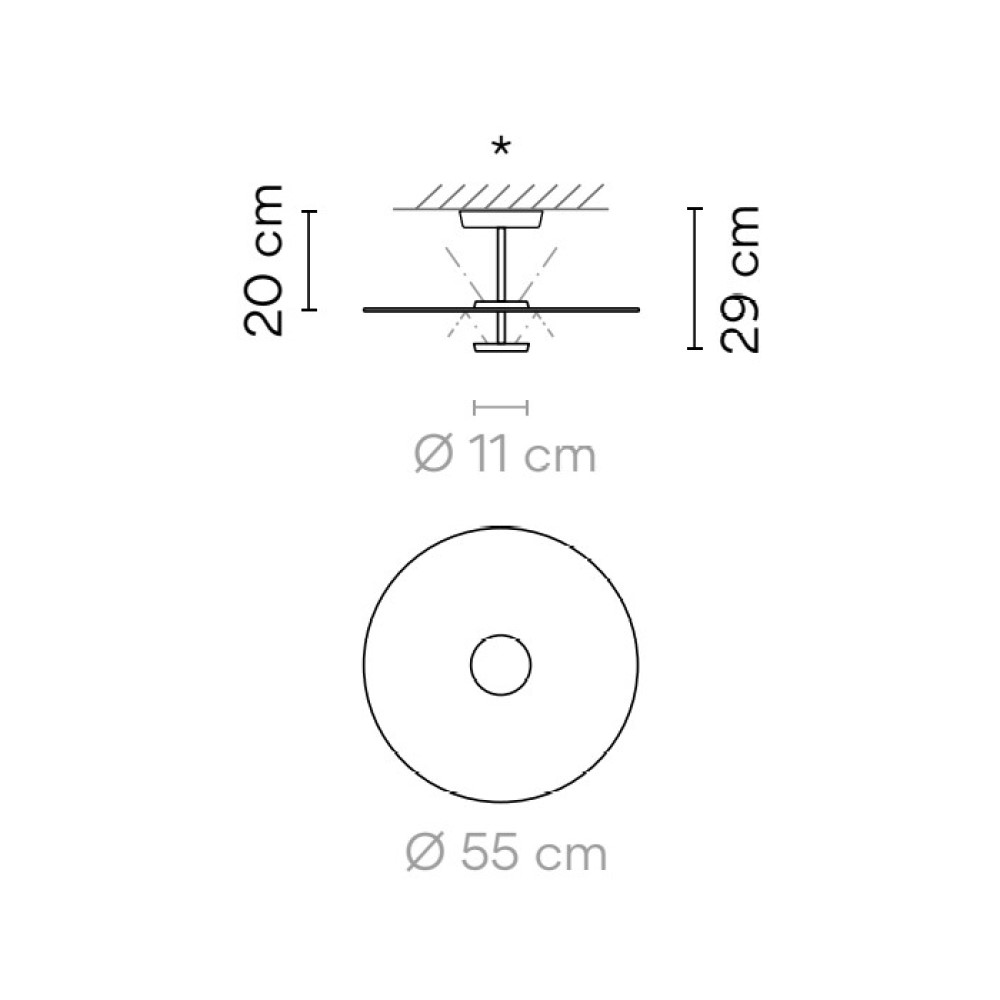 Flat 5915 Ceiling Light