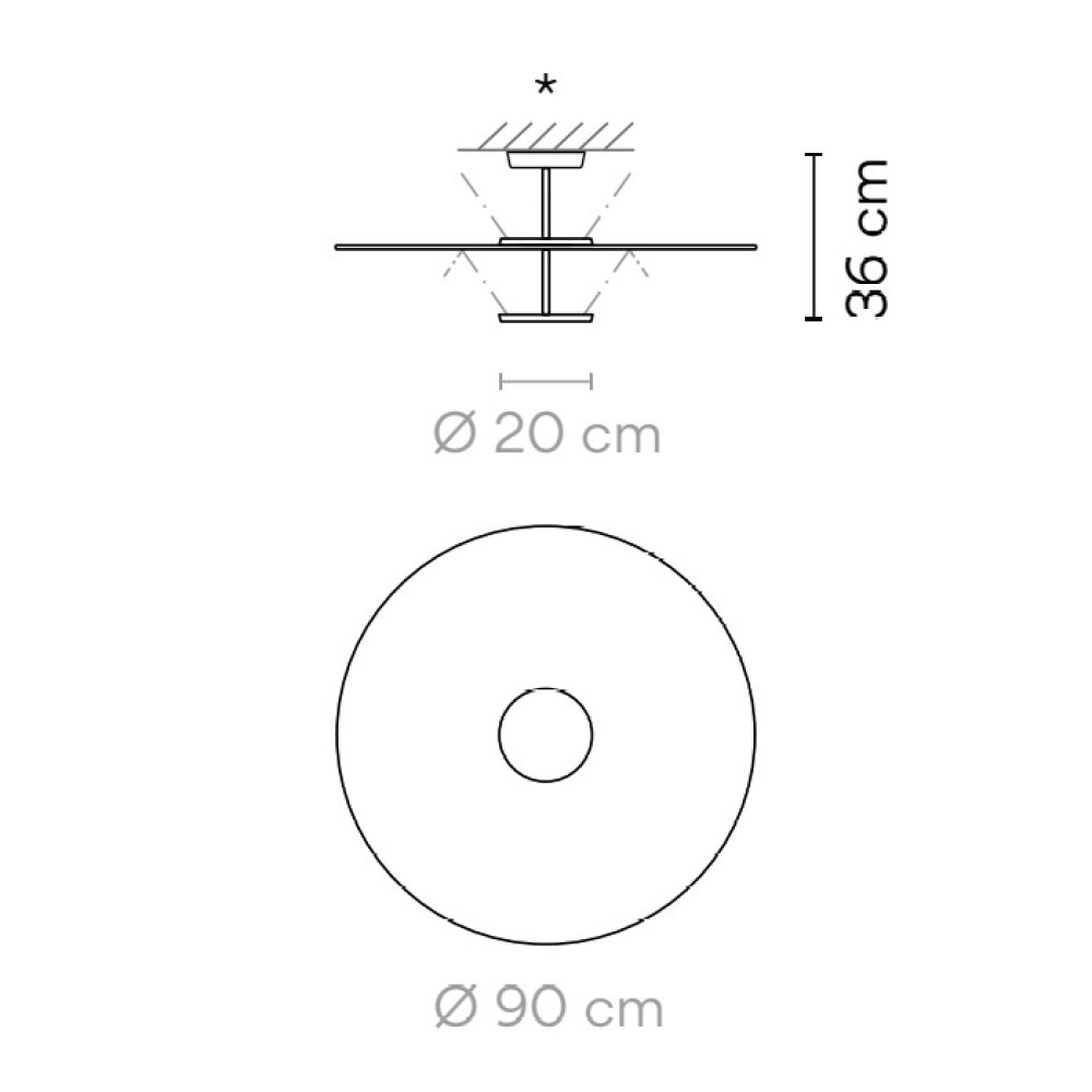 Flat 5926 Ceiling Light