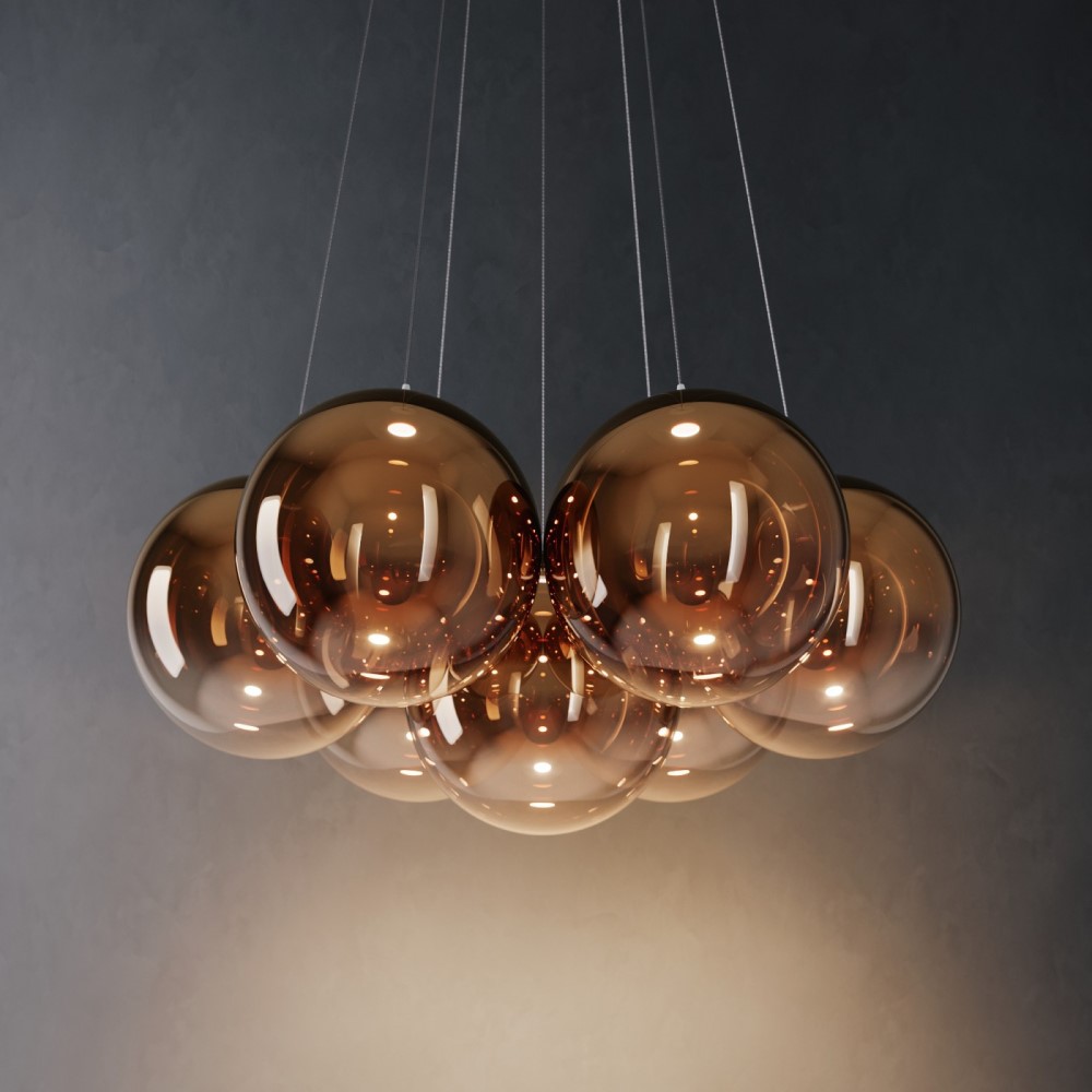 Random Cloud 7 Lights Ø23 Suspension Lamp