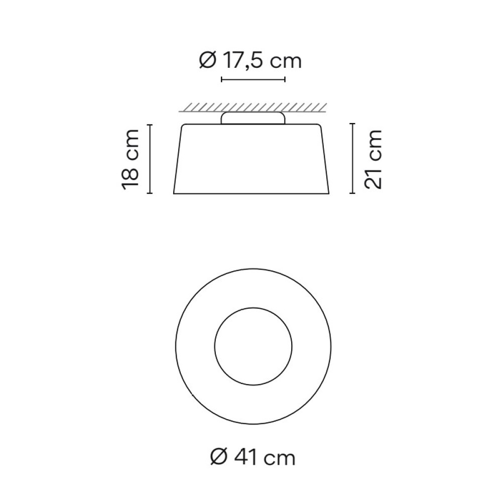 Tube 6105 Ceiling Light