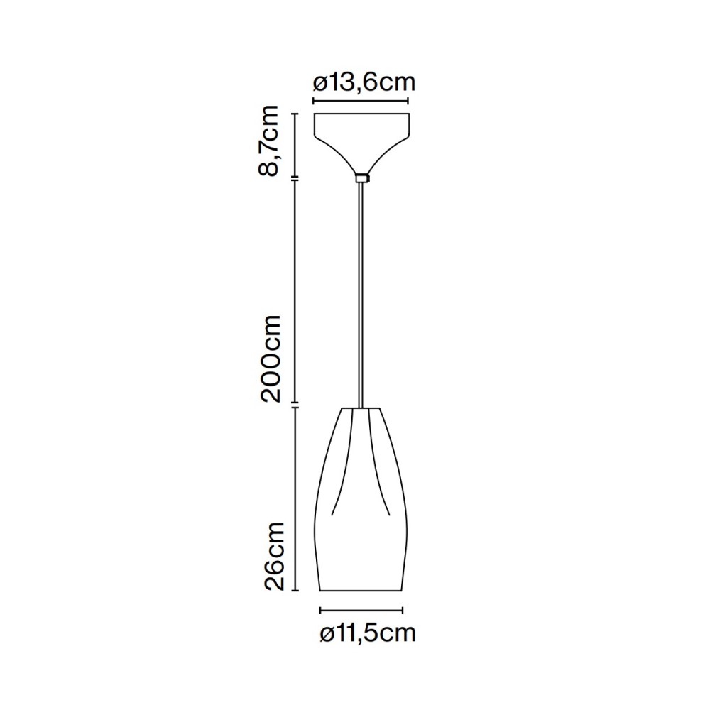 Pleat Box 13 Suspension Lamp