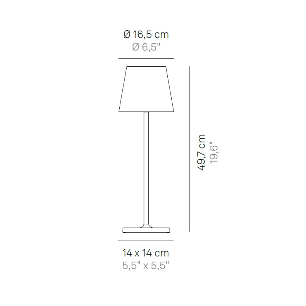 Poldina Pro L Portable Table Lamp