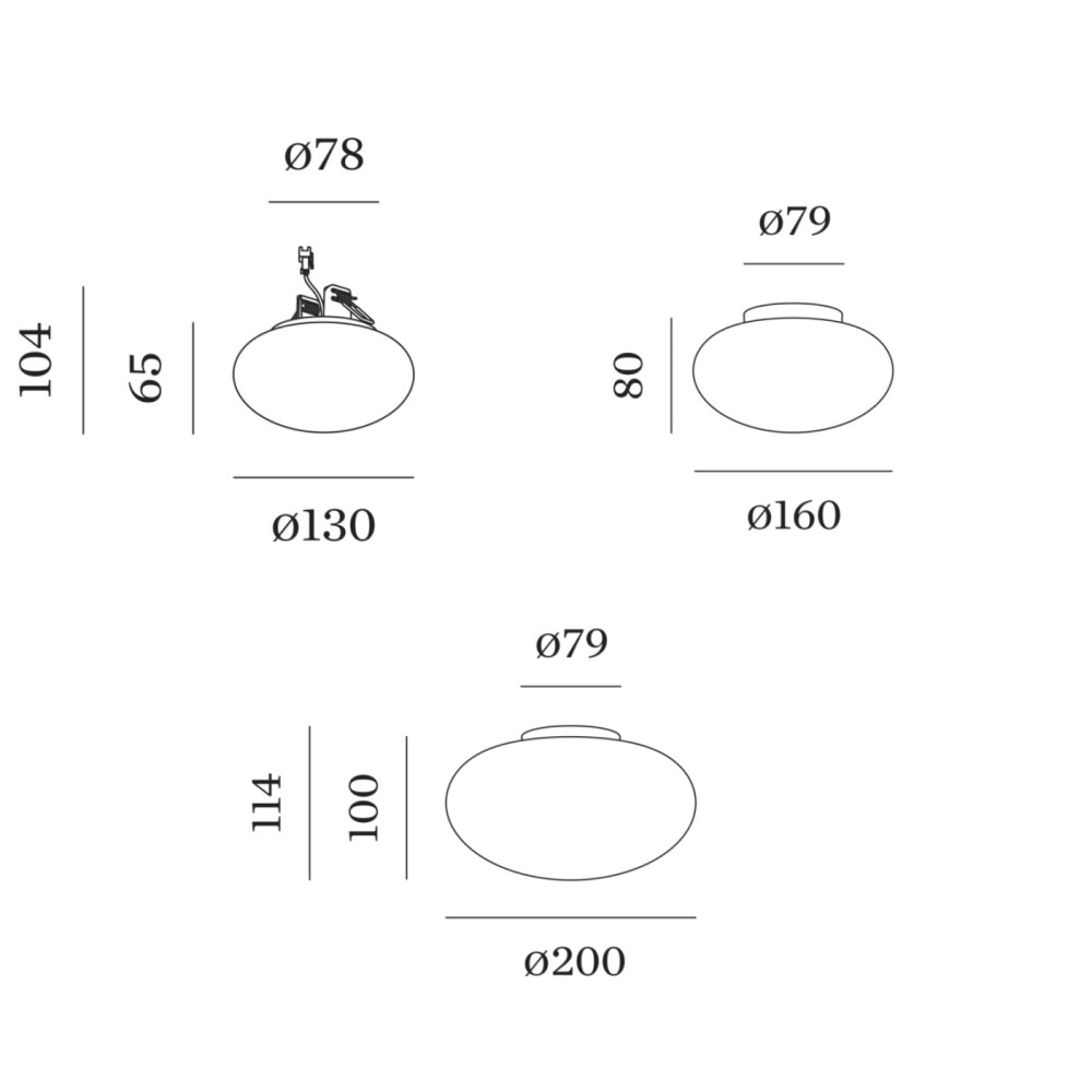 Perlez IP44 Recessed Ceiling Light