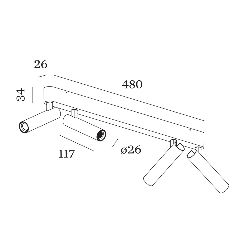 Match 4.0 Ceiling Light