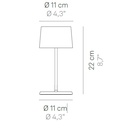 Olivia Mini Portable Table Lamp