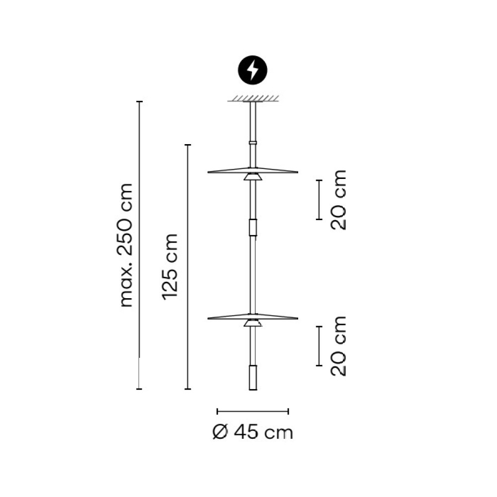 Flamingo Mini 1590 Suspension Lamp