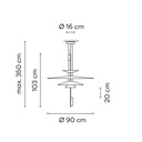 Flamingo 1550 Suspension Lamp