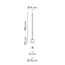 Bamboo 4804 Outdoor Floor Lamp