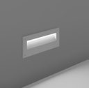 Micenas Asymmetrical Outdoor Recessed Wall Light