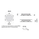 4118 Feng Big Ceiling Recessed Light
