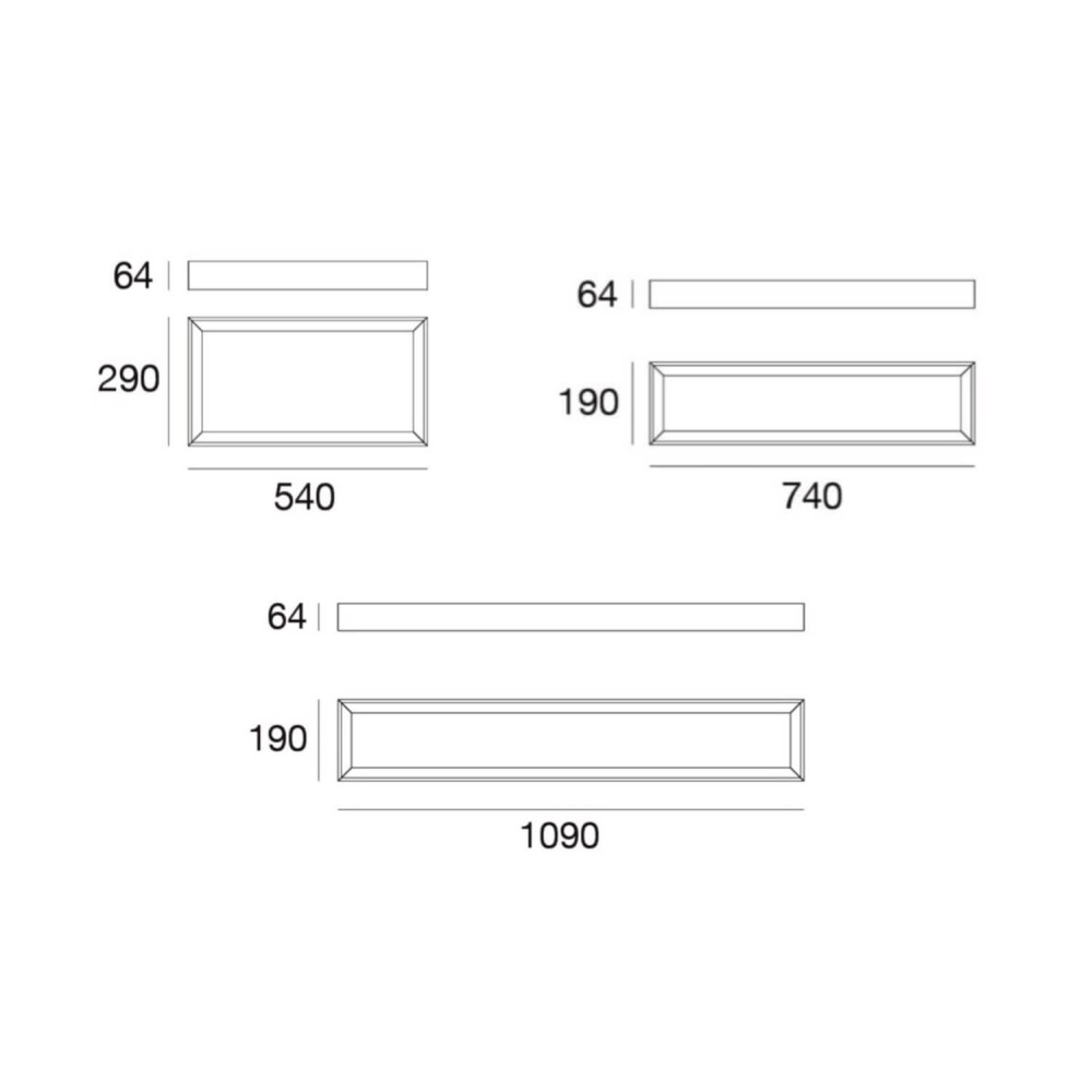 Tara Dimmable Wall and Ceiling Light