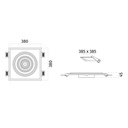 5512R Miniled Ritmo Ceiling Recessed Light