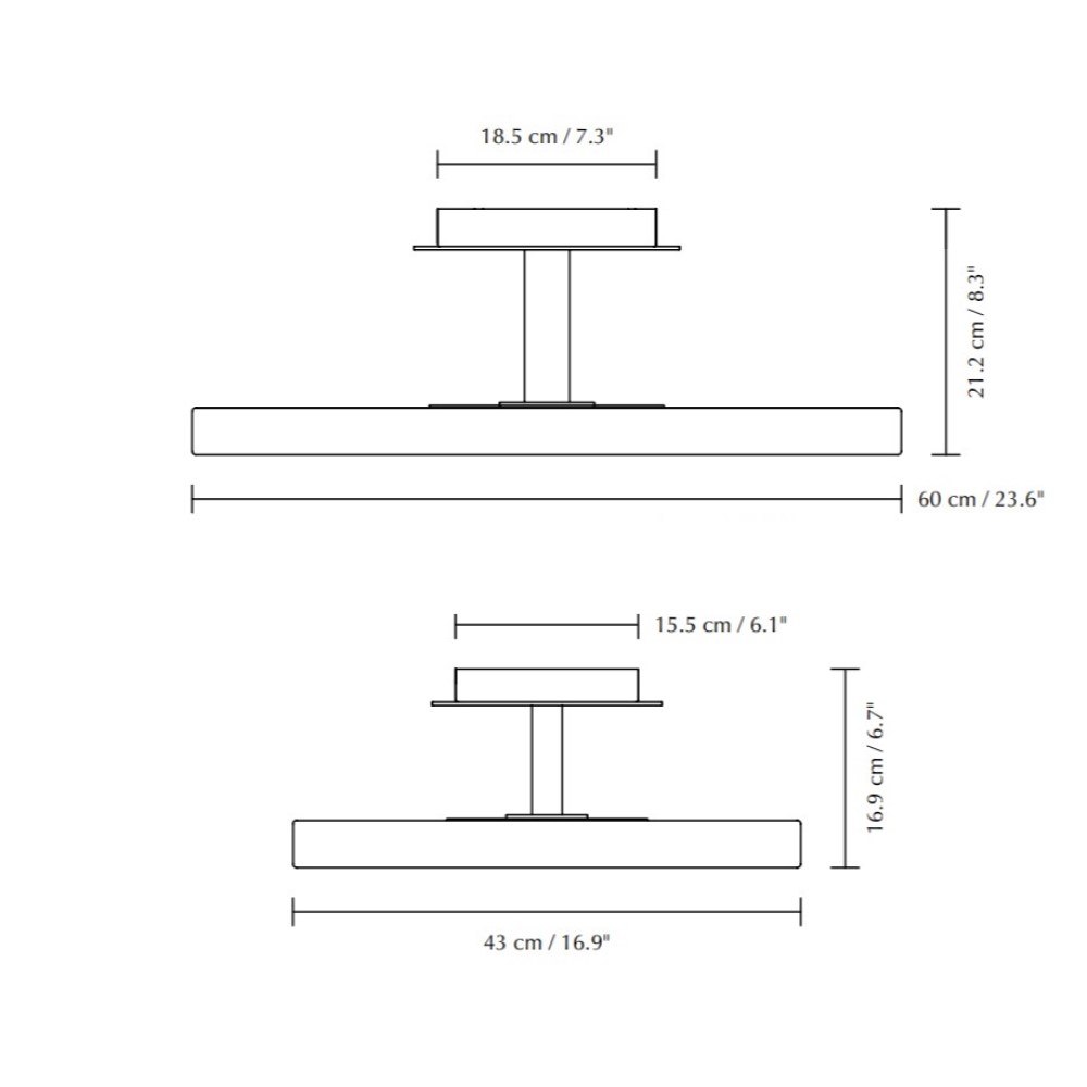 Asteria Up Ceiling Light