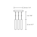 Chimes Cluster 3 Suspension Lamp