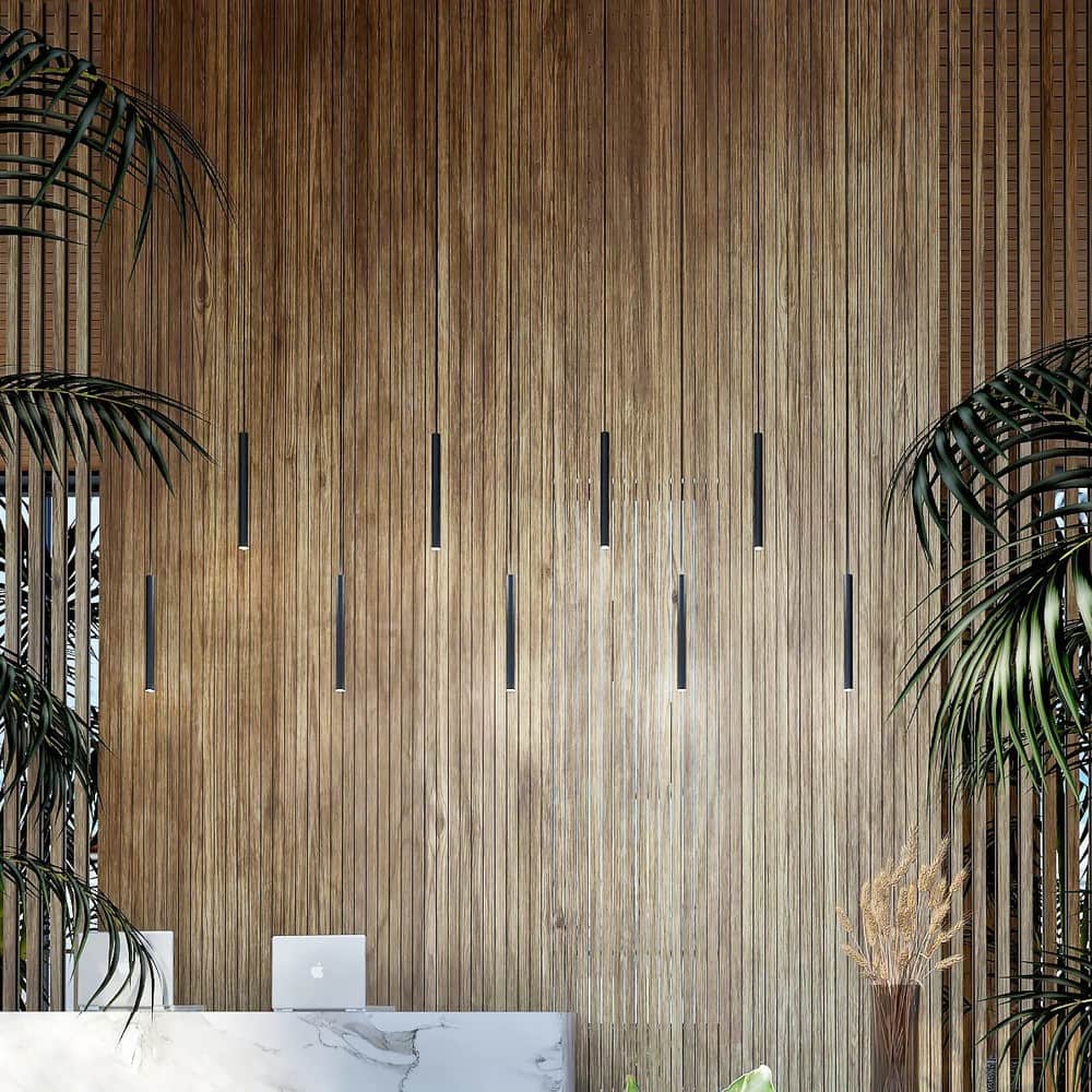 Chimes Tall Suspension Lamp