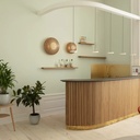 Clava Up Wood Wall Light