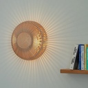 Clava Up Wood Wall Light