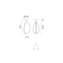 Arrival 70 Ceiling Light