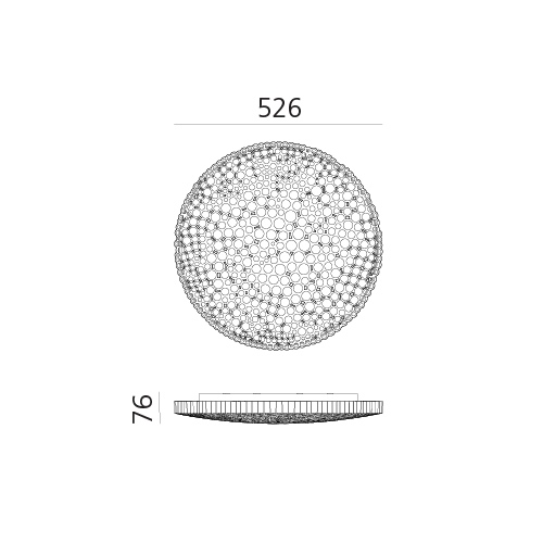 Calipso Wall and Ceiling Light