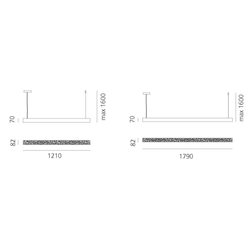 Calipso Linear Suspension Lamp