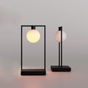 Curiosity With Sphere Portable Table Lamp